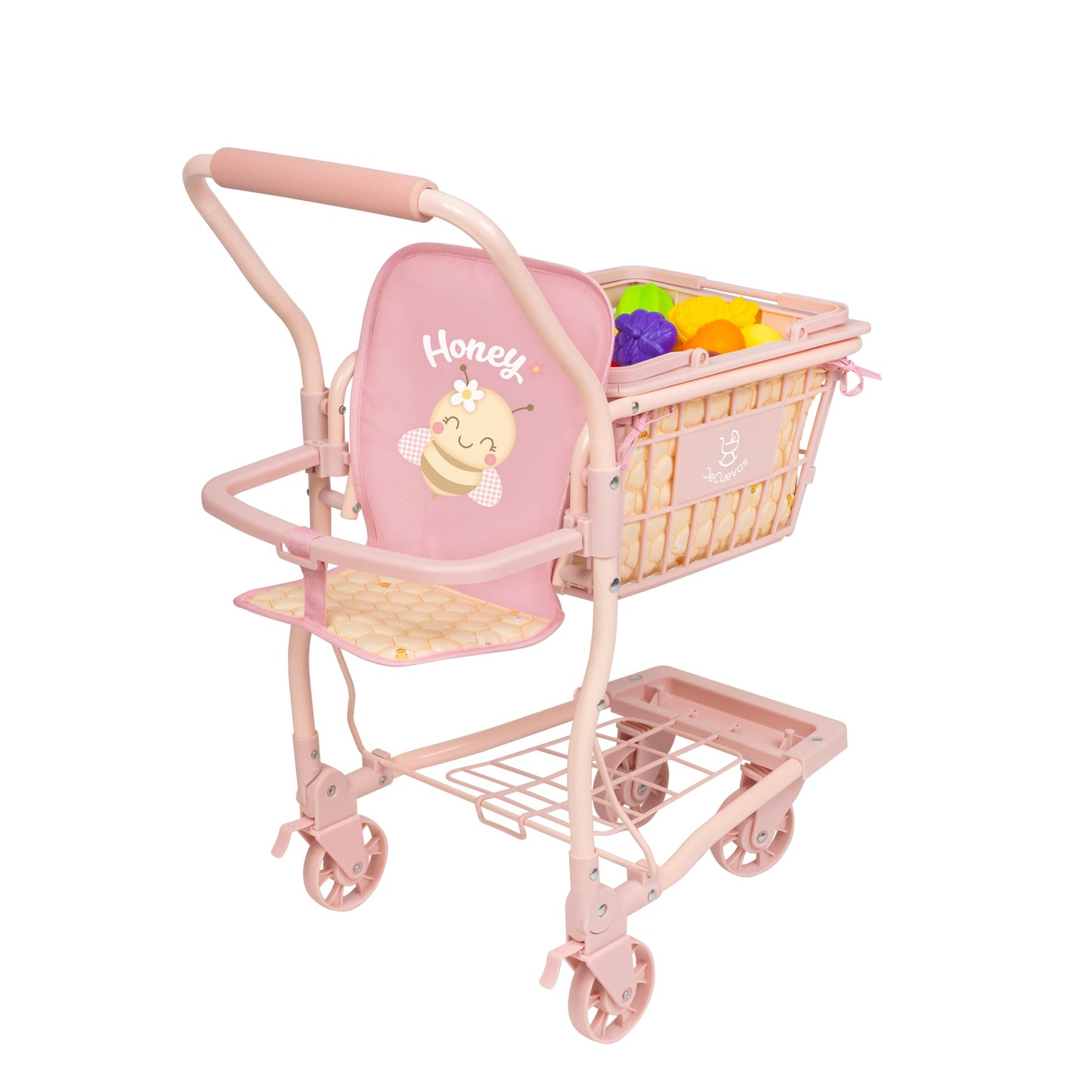 52170 Shopping Trolley Cart With Food - Honey Collection