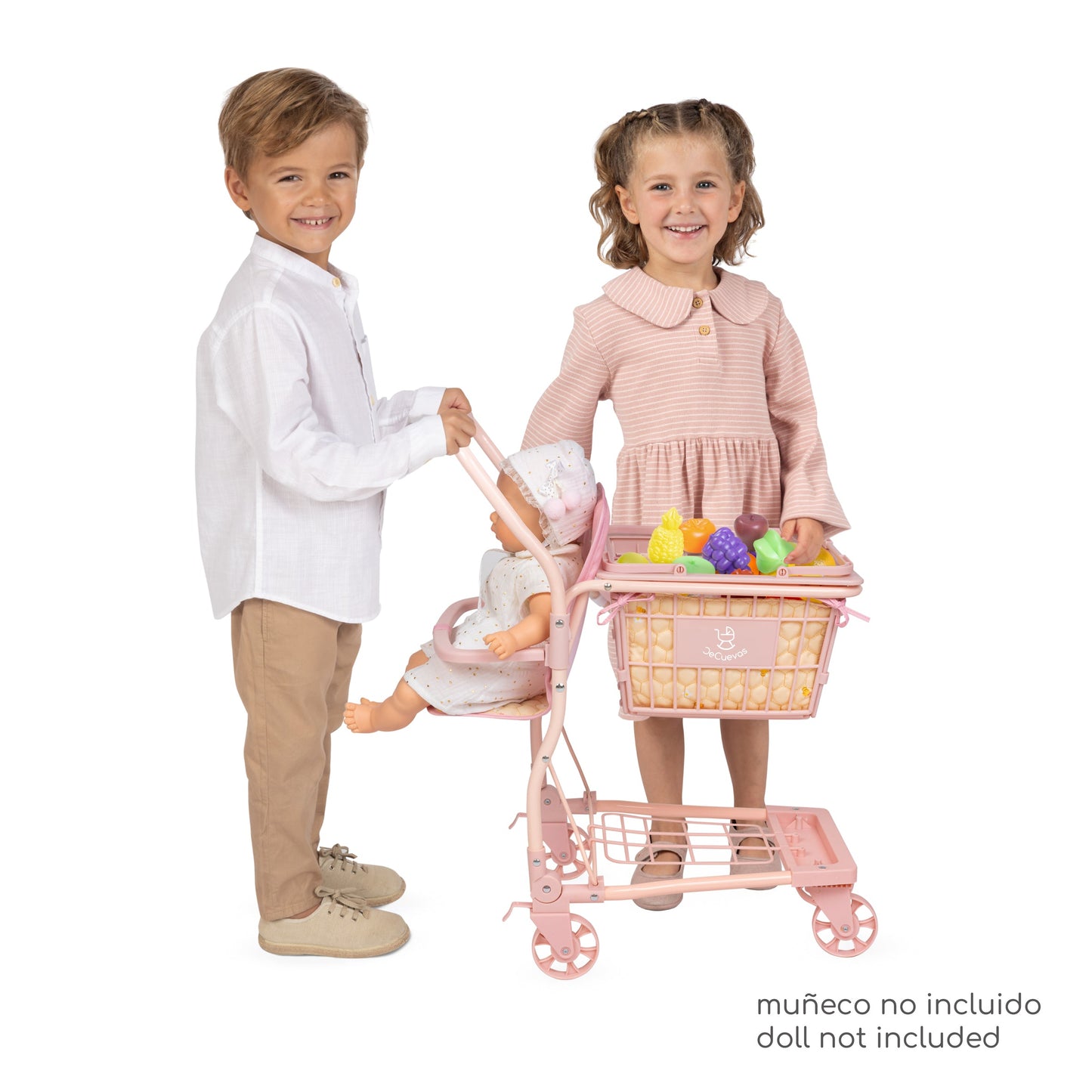 52170 Shopping Trolley Cart With Food - Honey Collection