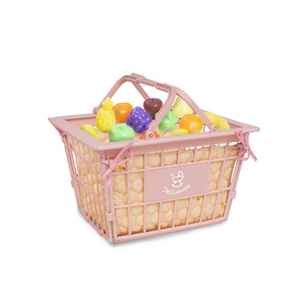52170 Shopping Trolley Cart With Food - Honey Collection