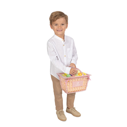 52170 Shopping Trolley Cart With Food - Honey Collection