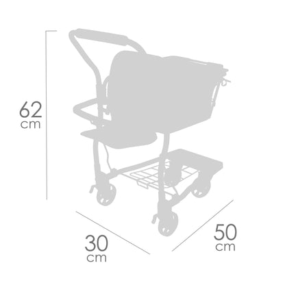 52170 Shopping Trolley Cart With Food - Honey Collection