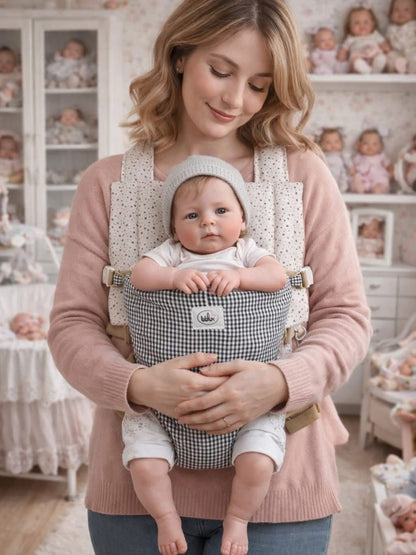 Bebelux Doll Carrier with dummy Holder - Black