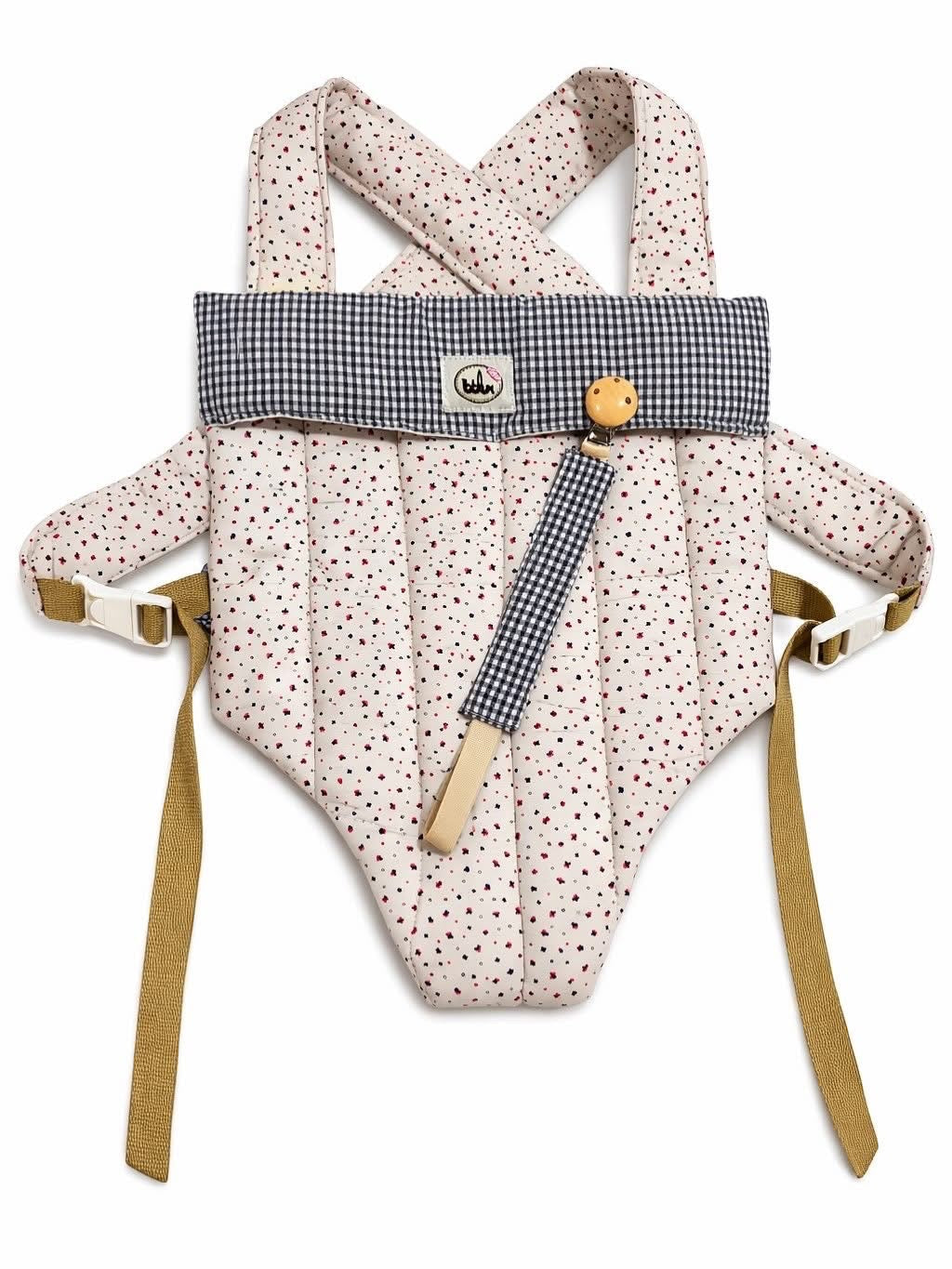 Bebelux Doll Carrier with dummy Holder - Black