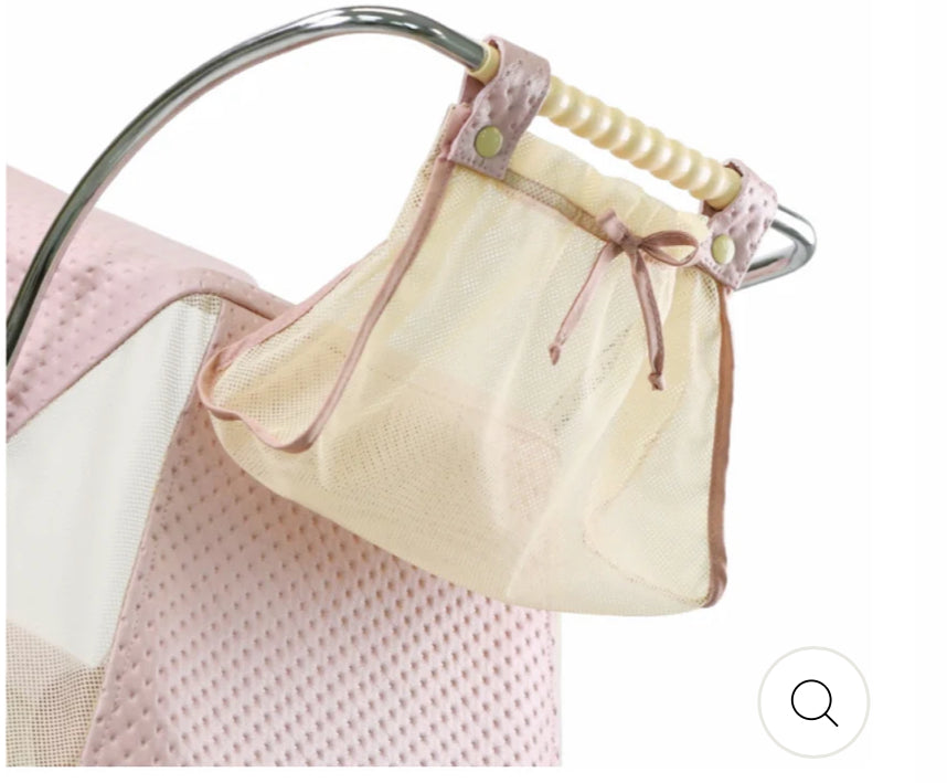 Bebelux Powder Pink Vintage Dolls Pram