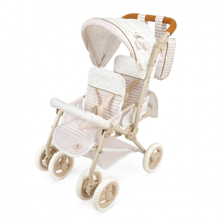 90378 Verona Twin Pram By Decuevas (age 8 and under)