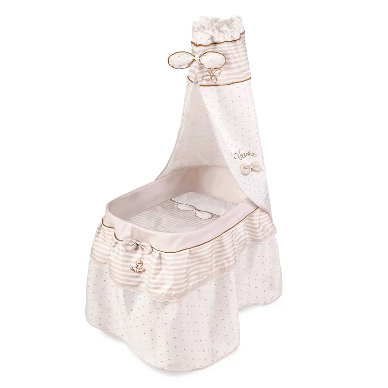 51078 Verona Crib/Cradle with Canopy
