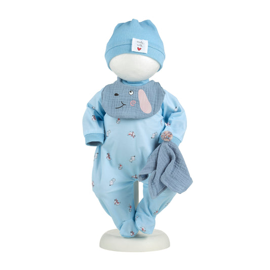 V974120 Baby Blue Doll Outfit 42cm