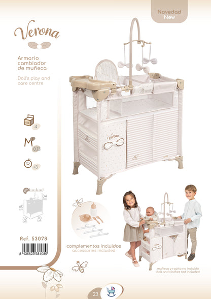 53078 Doll's Activity Station 9x1 Verona Collection