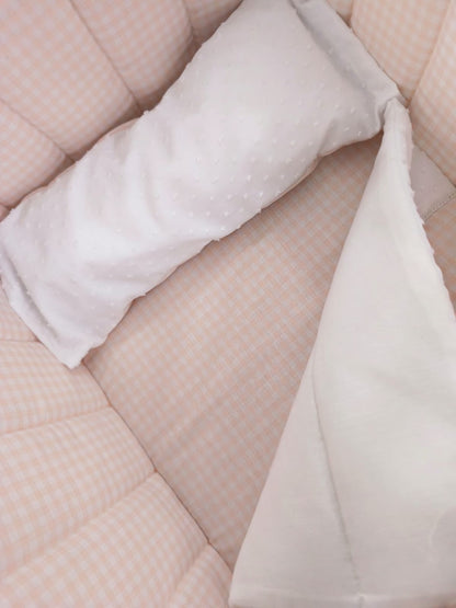 Bebelux Pink Doll Bassinet Cot Crib