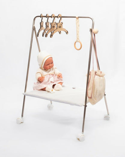 Bebelux Doll Clothes Rail, Doll Changer & Bag